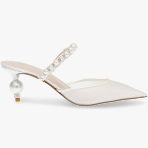 Betsey Johnson white heels